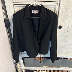 Renton black suit blazer